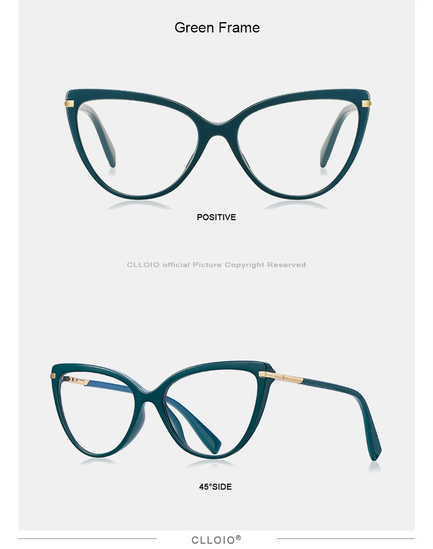 Luxury Cat Eye Glasses – Versatile Reading Glasses Women with Anti Blue Light Lenses