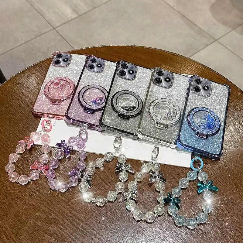 3-Piece Phone Case Bundle with Lanyard and Stand