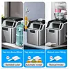 30KG Commercial Intelligent Ice making machine Thickness adjustable Household Ice cube Maker Automatic water inlet Cleaning 8.2L 4