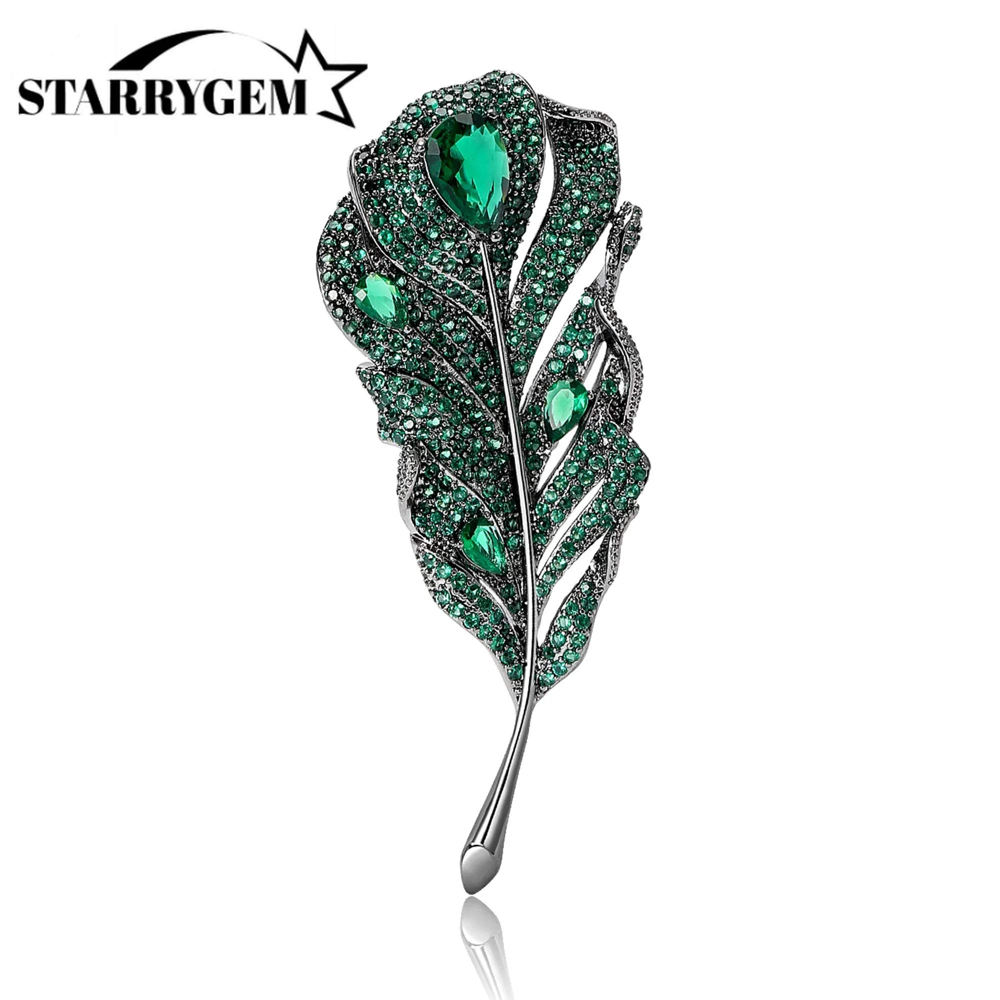 

Feather Pins for Women Unisex 14k Gold Plumage Brooches Office Party Friend Gifts Jewelry Accessories