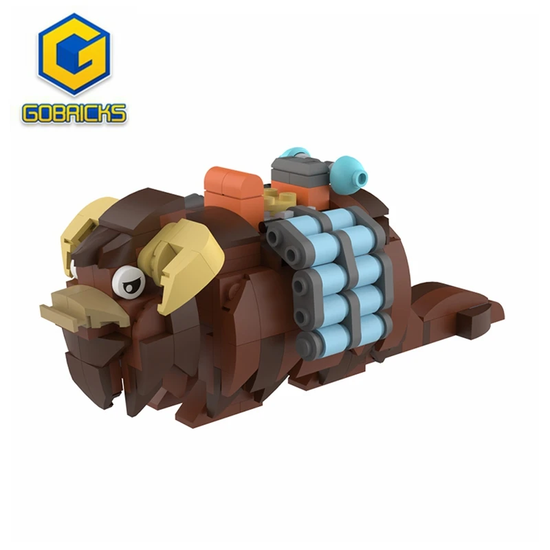 

Экшн-фигурки MOC Space Wars, зверь, бантас, строительные блоки, модель пустыни, быка, строительные блоки, детские игрушки для детей