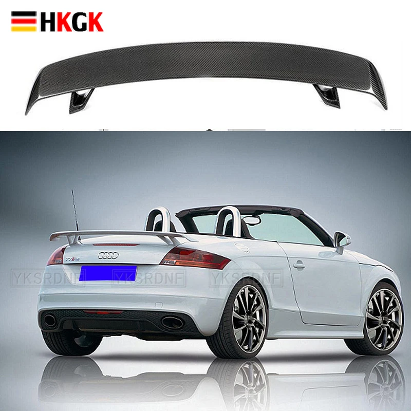 Черный спойлер для багажника из углеродного волокна/ФАП Audi TT 8J TTS A5 A6 A7 All 2008 - 2011