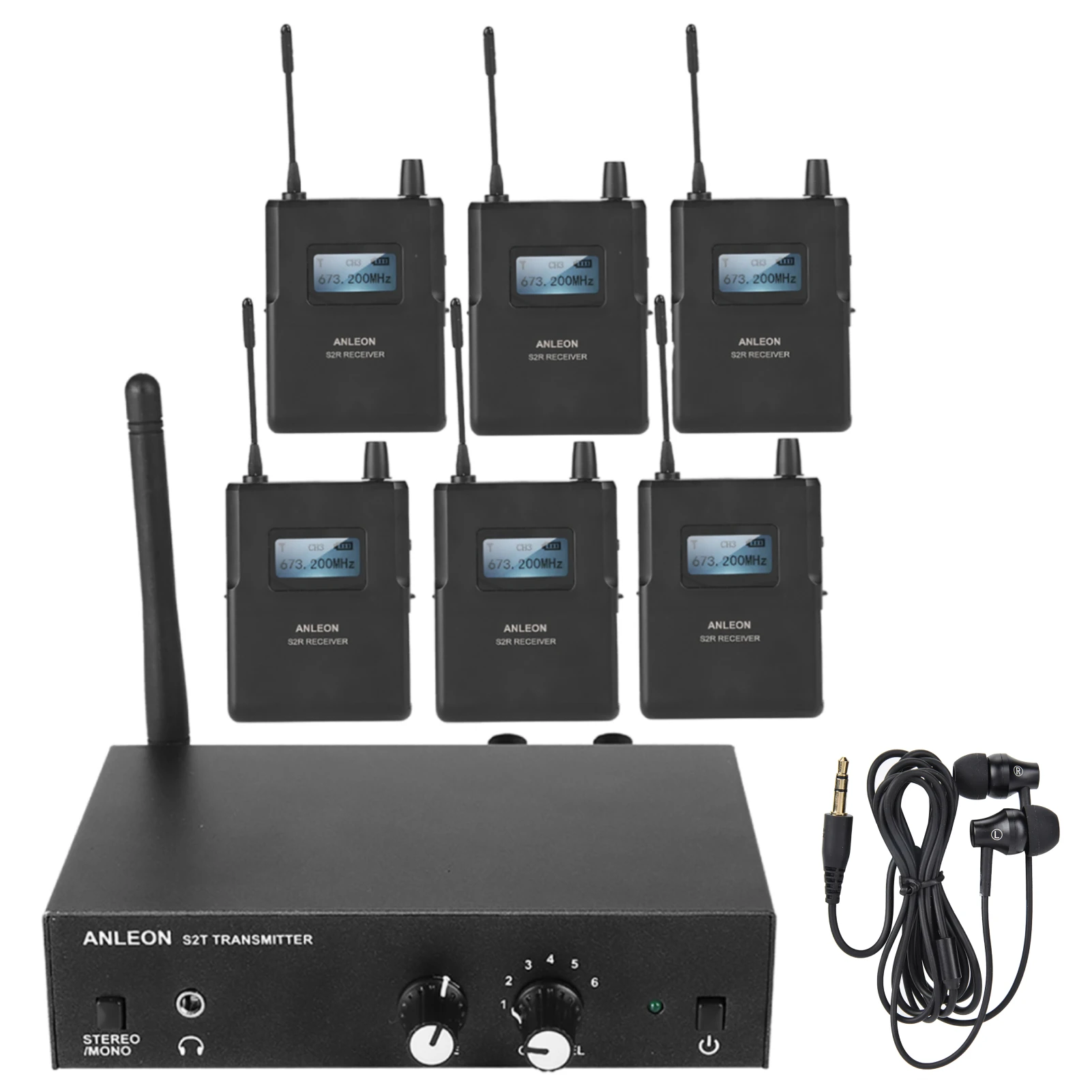 ANLEON-S2-Stereo-Wireless-Stage-Monitor-System-Professional-Digital-In ...