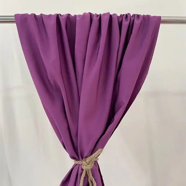 Esküvői Háttér Dekoráció Arch Gyöngy Sifon Függöny Fesztivál Party - Image 6