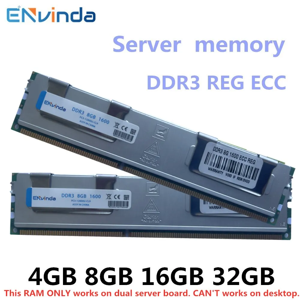 DDR3 4GB 8GB 16GB 32GB Server Memory REG ECC 1600 1333 1866 2133