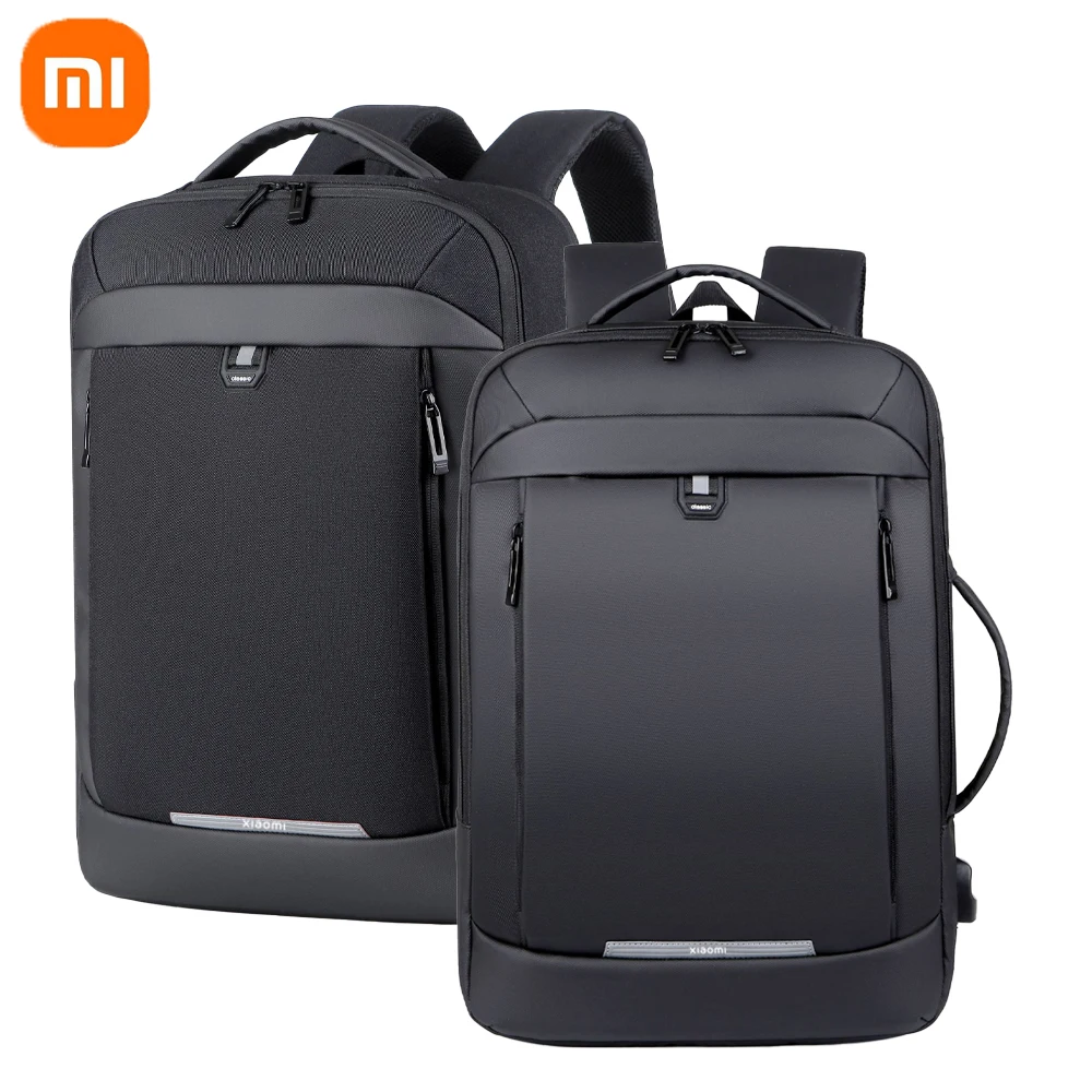 

Xiaomi Urban Backpack Large Capacity Laptop Backpacks USB Charging Oxford Bag Waterproof Mochila Travel Bag For Tumi fjallraven