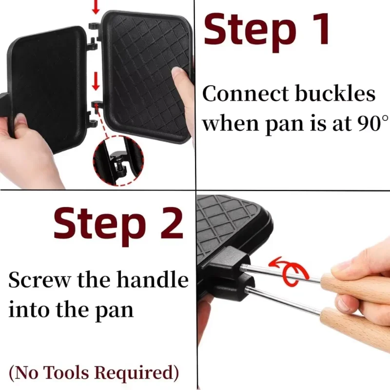 صانع الجبن المشوي مزدوج الجوانب قابل للفصل المحمول...