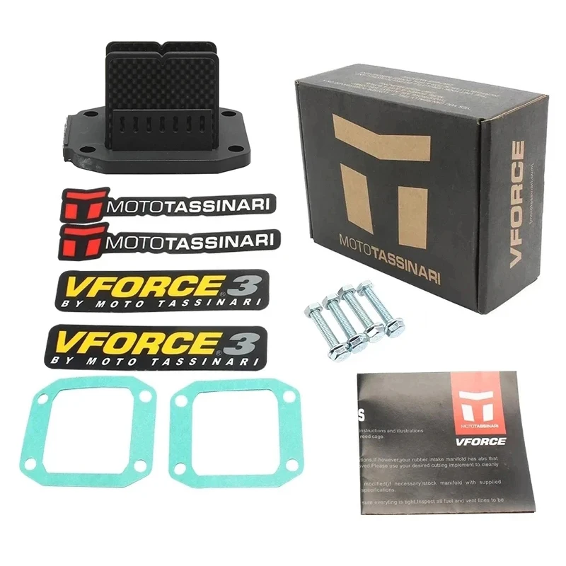 

V-Force V381S Reed Valve Kit Carbon Fiber For Honda CR80 CR85 VForce CR 80 85 Palheta Derbi EBE EBS D50B0