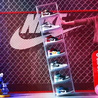 Magnetic dustproof bag shoes  transparent storage box  acrylic transparent display cabinet 1