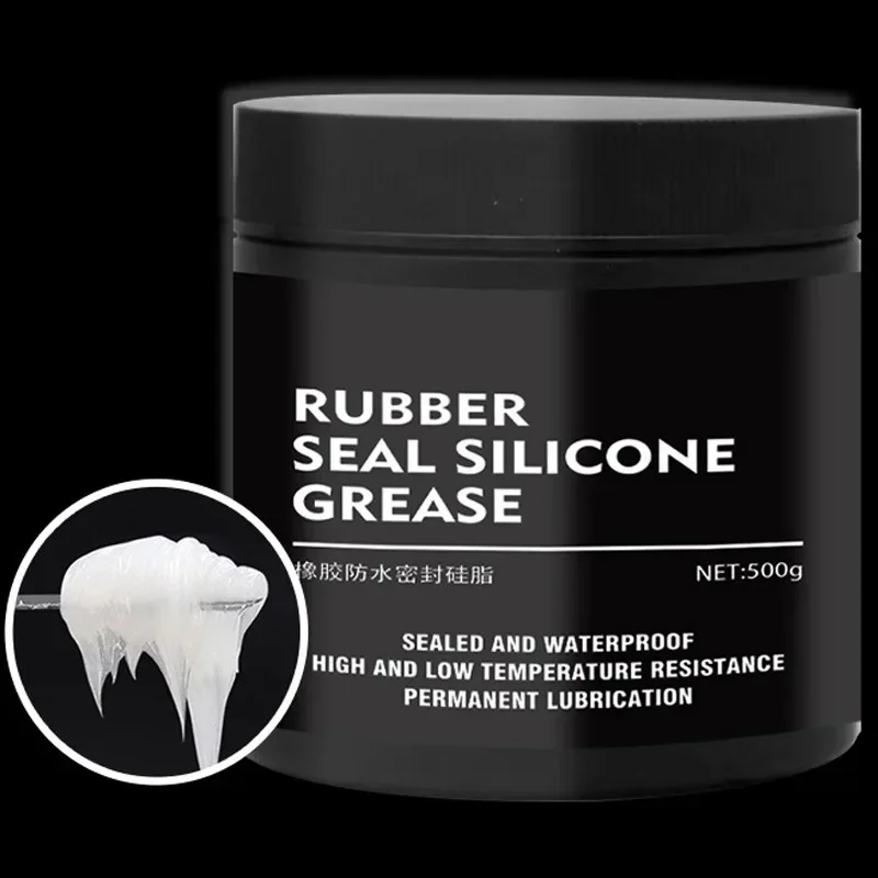 50-500g Waterproof Silicone Lubricant Grease Lithium Oil High Voltage Insulating Brake Marine Grease For Spark Plugs Car Bearing silicone grease lubricant silicone grease grease lubricant