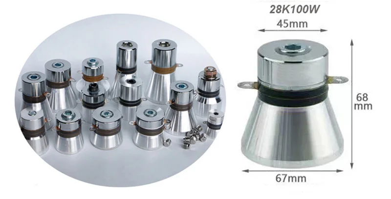 Description Picture 6 of item28khz cleaning ultrasonic transducer 100w ultrasonic cleaning transducer ultrasonic cleaner transducer