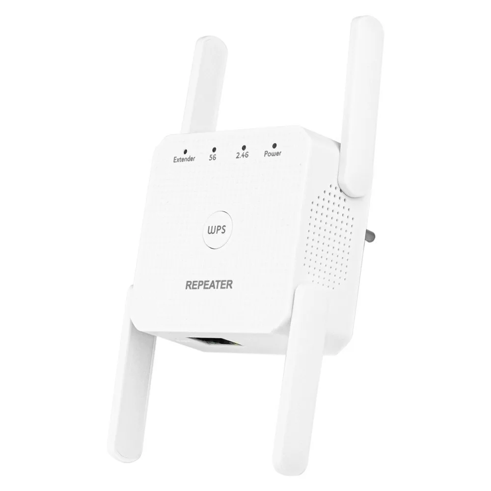 מרחיב אות WiFi בתדר 2.4GHz/5GHz 1200Mbps דואל באנד חוזר WiFi מורחב עד 200 מטרים משפר אות חזק