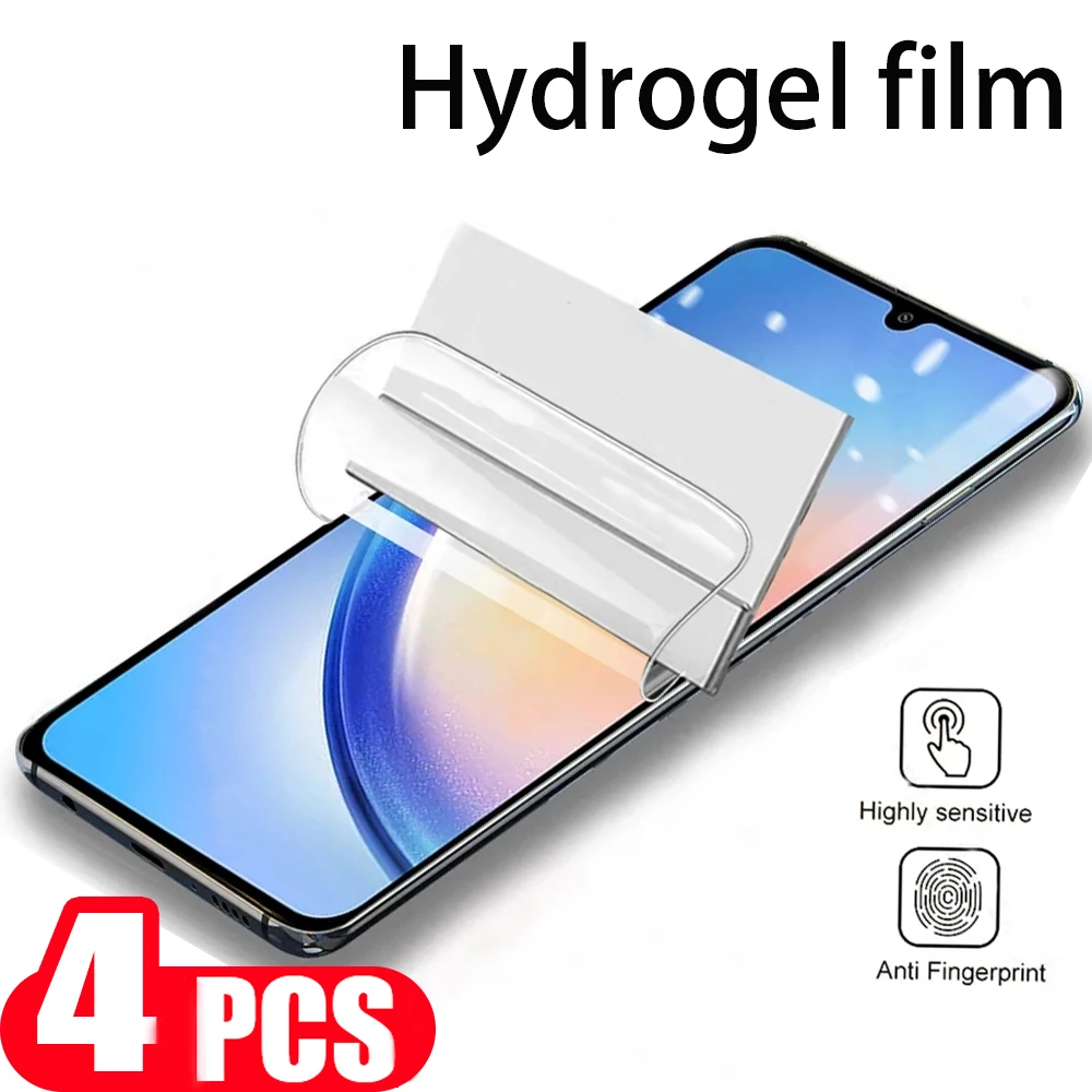 

4Pcs 9D for samsung Galaxy A14 A04 A04E A34 A54 M54 M14 A12 A13 A53 A73 M52 M53 M62 M13 Hydrogel Film screen protector Not Glass