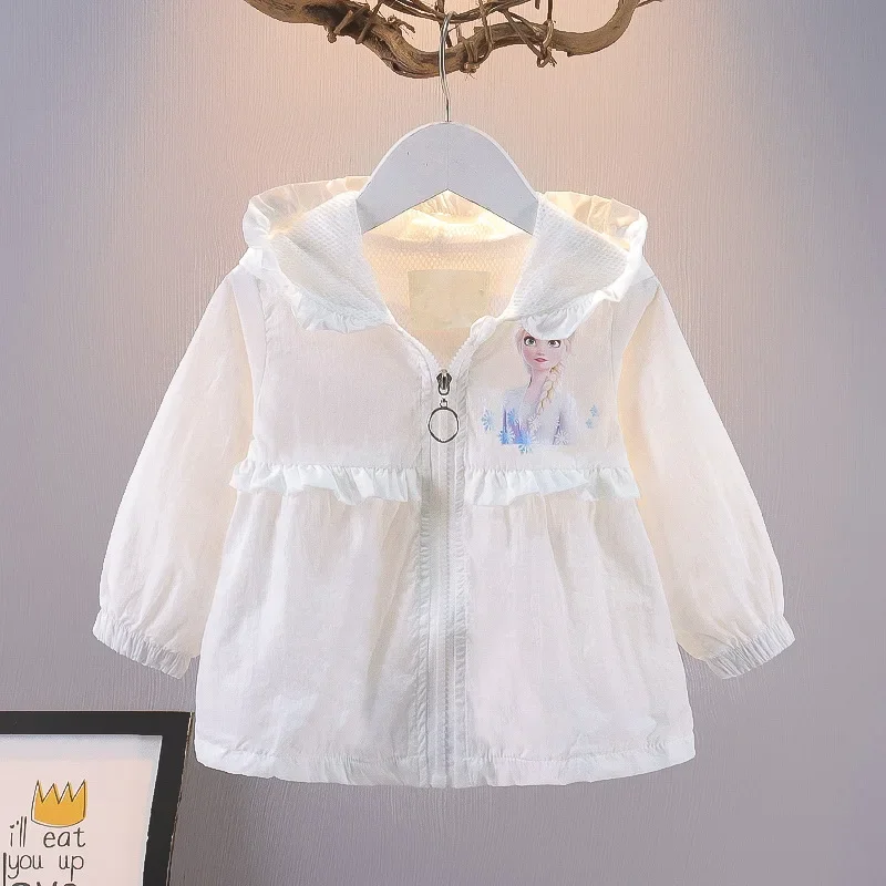Baby Style Elsa Princess Jacket Air-conditioning Clothing Girls Sun Protection Clothing Spring and Summer