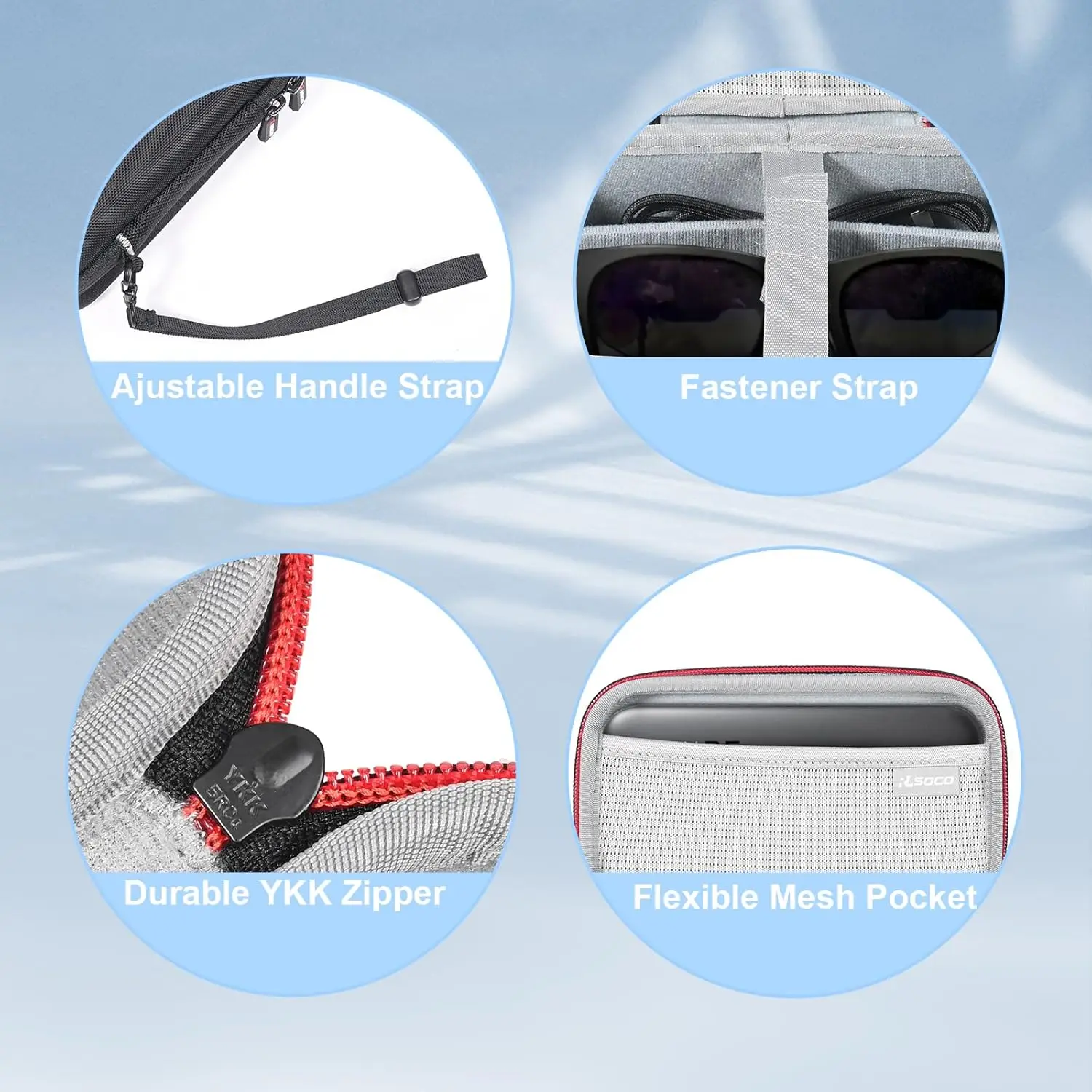 Durable Protective Carrying Case for Smart Glasses and Accessories