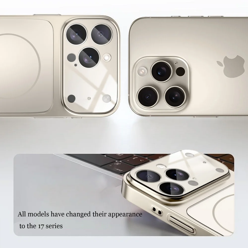 Enhanced Product Title:  
Premium Glass Nano Matte Case with Magnetic Wireless Charging Compatibility