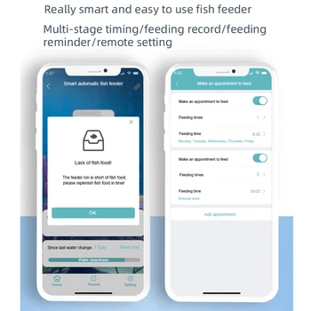 Automatic Feeder WiFi Remote Aquarium Goldfish Feeder 100ML Large Capacity Smart Timing Fish Feeder APP