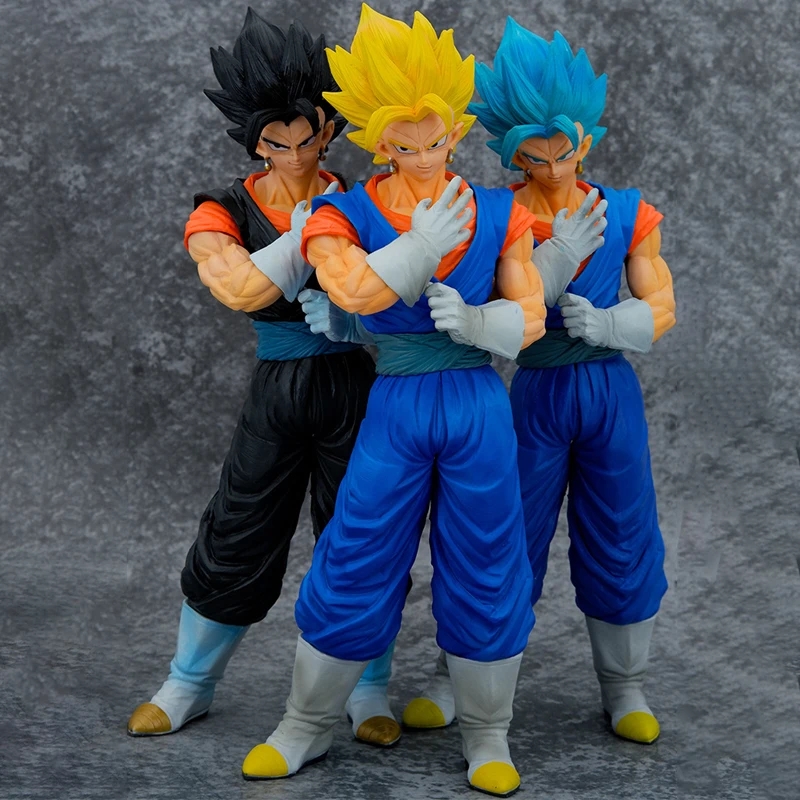 32cm vegetto dragão bola figuras super saiyan goku vegeta complexo