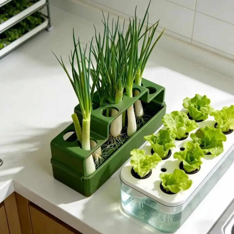 Green Onion Hydroponic Planter: Water-Efficient Cultivation System