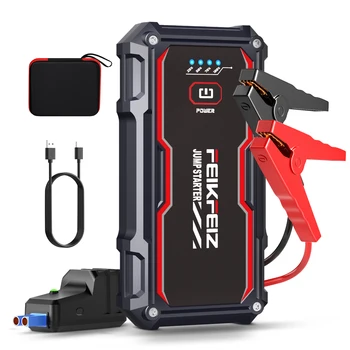 FEIKFEIZ Auto Jump Starter Power Bank, corrente di picco 6000A 26800mAh, adatto per auto 12V