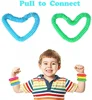 A Slice Large Pop Tubes Fidget Toys Sensory  for Stress Anxiety Relief for Children Adults Learning Toys Toddlers Stretch Tube 5