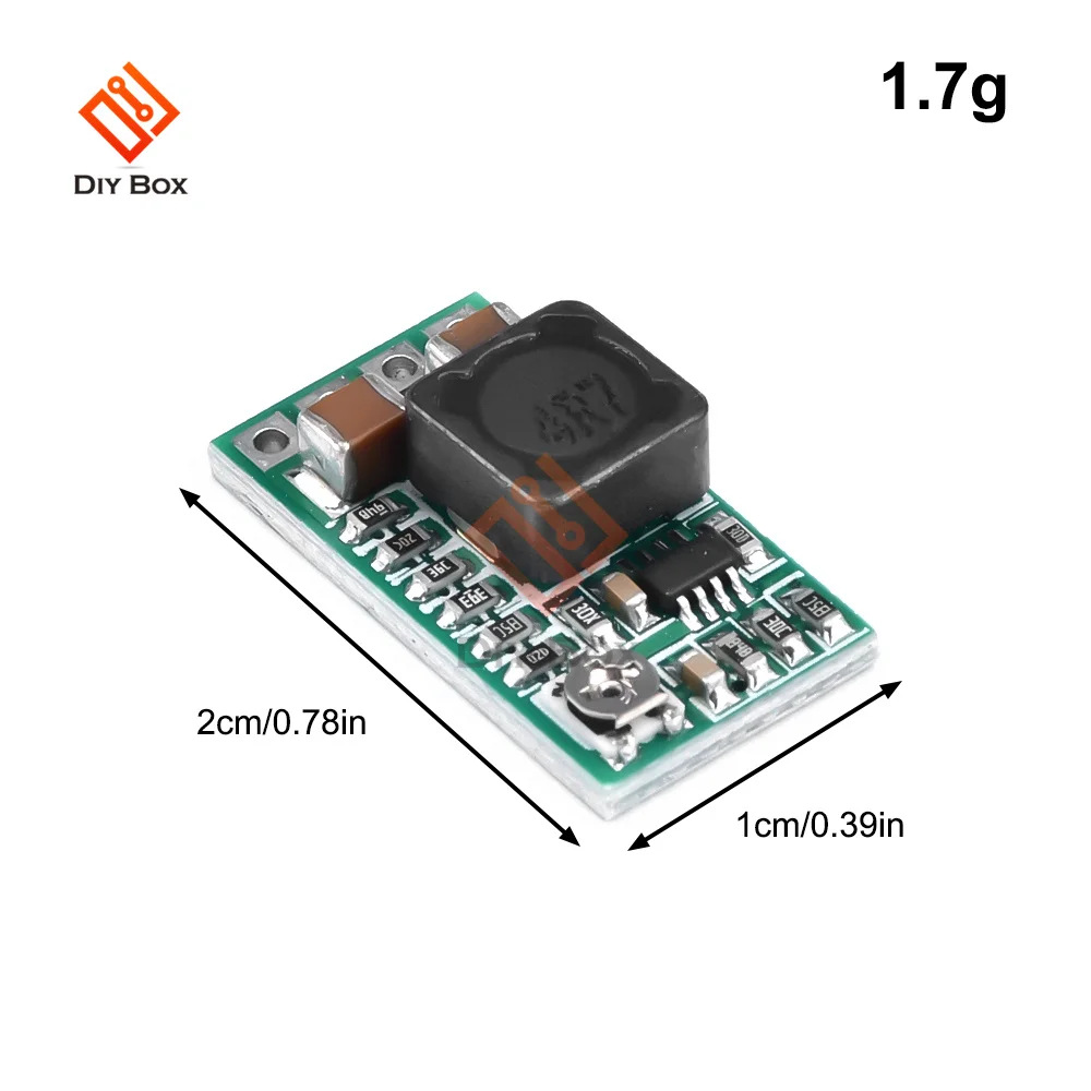 Mini DC-DC 12-24V to 5V 3A Step Down Module Board Voltage Buck Adjustable Power Supply Converter 1.8V 2.5V 3.3V 5V 9V 12V 5Pcs power supply adapter