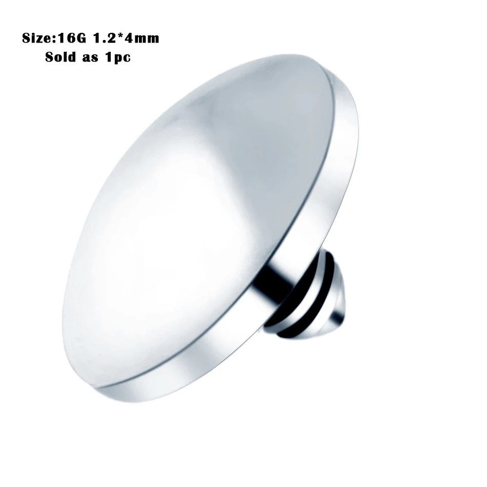 1PC G23 등급 티타늄 피부 앵커 탑 마이크로 피부 드라이버 표면 피부 피어싱 티타늄 키트 Pircing Rings 바디 쥬얼리