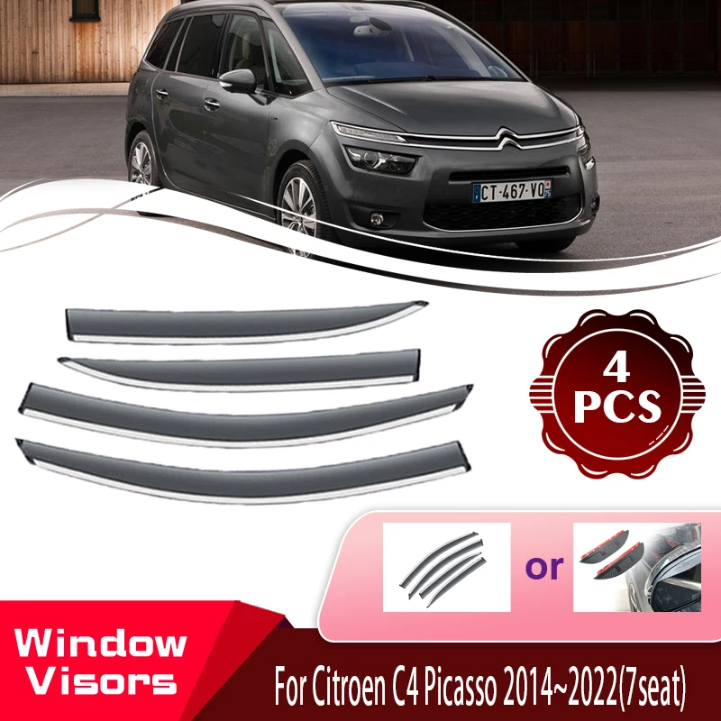 WindowVisorForCitronGrandC4PicassoSpaceTourer201420227seat