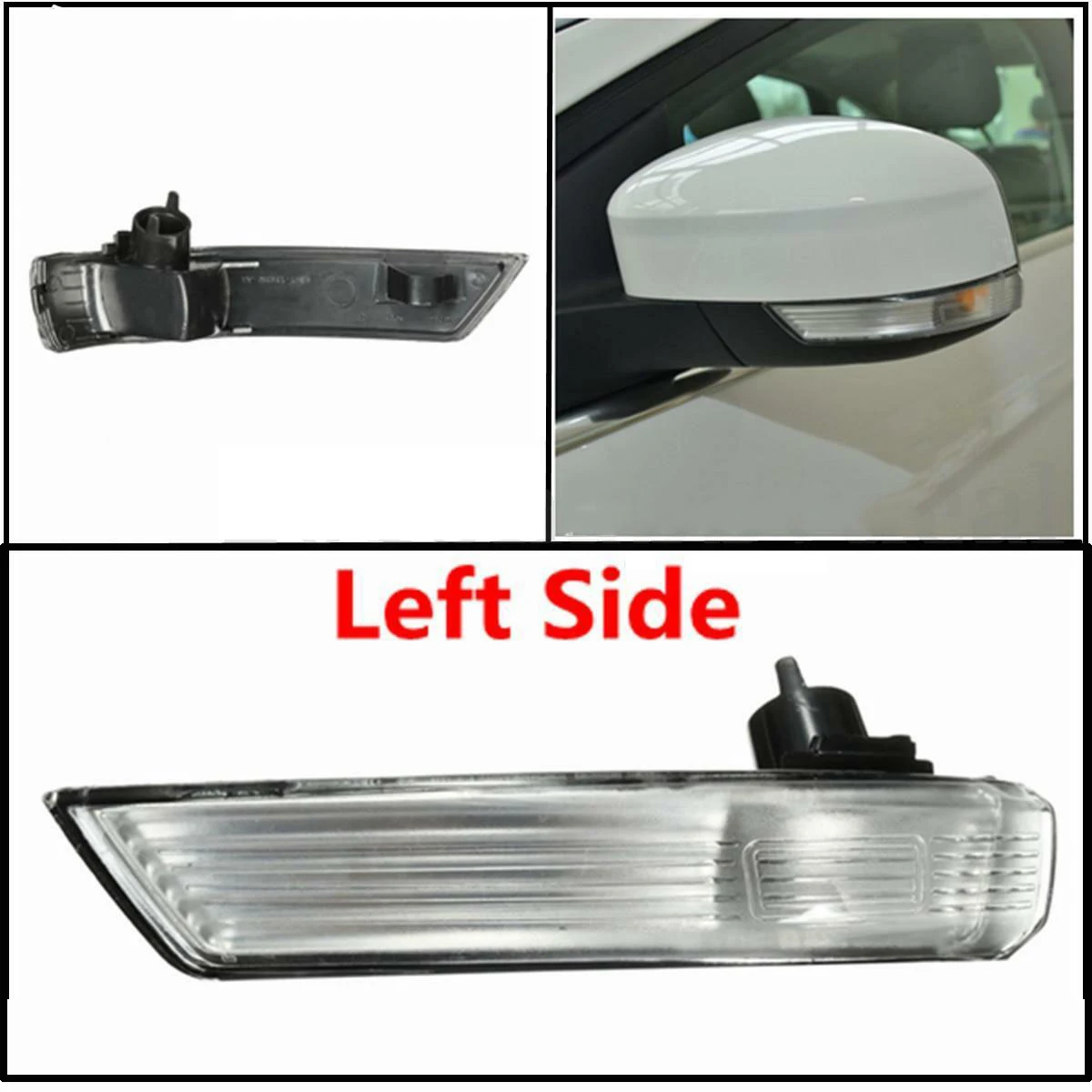 CarLeftAndRightRearViewMirrorLightTurnSignalsLightLensCover