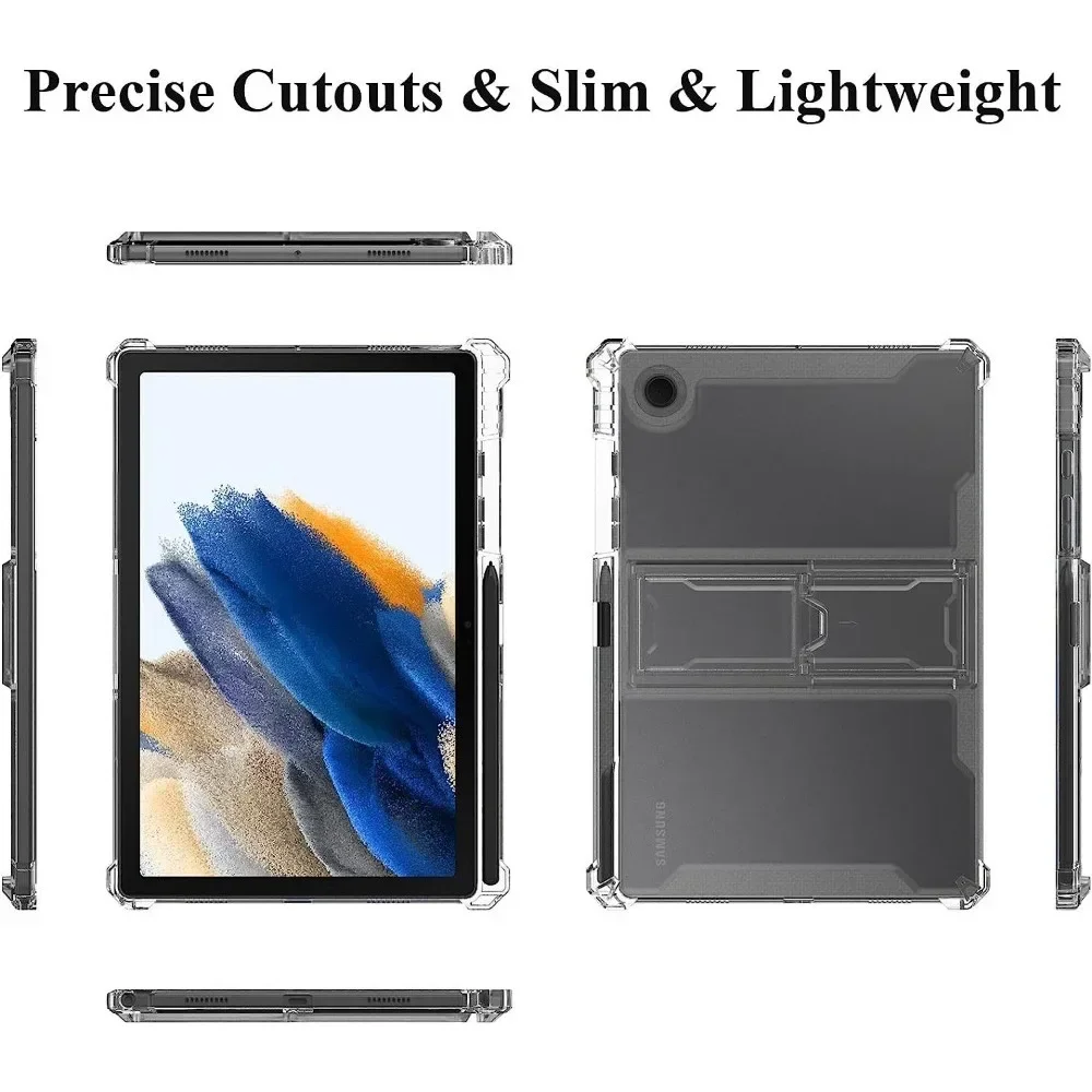 Ultra-Durable TPU Tablet Case with Built-In Stand, Compatible with Multiple Models
