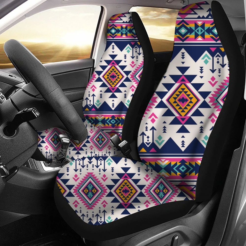 

aztec pattern Chinese Dragon Background Car Seat Covers, Multiple Color Options or Customization