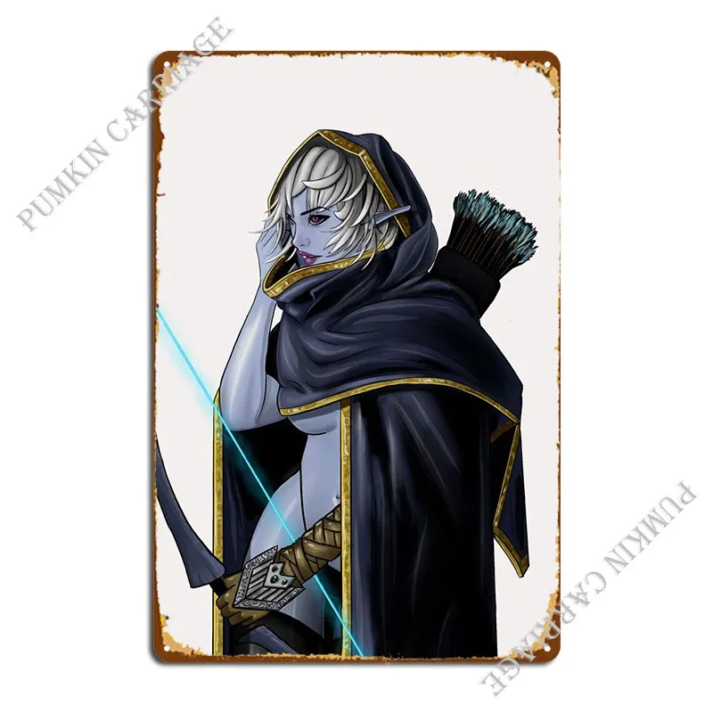 The Night Elf Metal Platform Poster Club Bar Pub Crea Cinema Tin Sign Poster