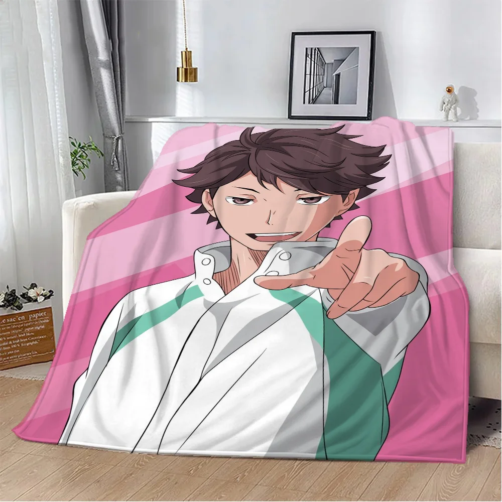 Haikyuu Thick Blankets for Winter Blanket King Size Bed Throw Home and Decoration Knitted Plaid Luxury Bedding Beach Towel Knee 2