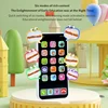 Children's Simulation Educational Toys Mobile Phone Smart Touch Screen Music Phone Baby English Early Education Toys Voice Toys 3