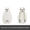 Quilted Tennis Backpack Waterproof Tennis Racket Carrying Bag Zipper Closure Portable Badminton Racquet Bag for Women Men 5