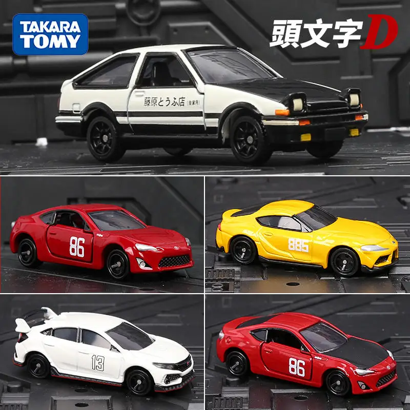 

TAKARA TOMY Dream Tomica Diecast Automotive Model Ornaments Cas Toys Gift Decorations Initial D No.145 Toyota AE86 Tau Man Chi D