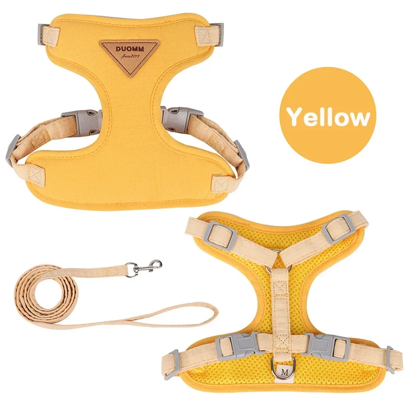 Breathable Pet Harness Leash Set for Small and Medium Dogs and Cats