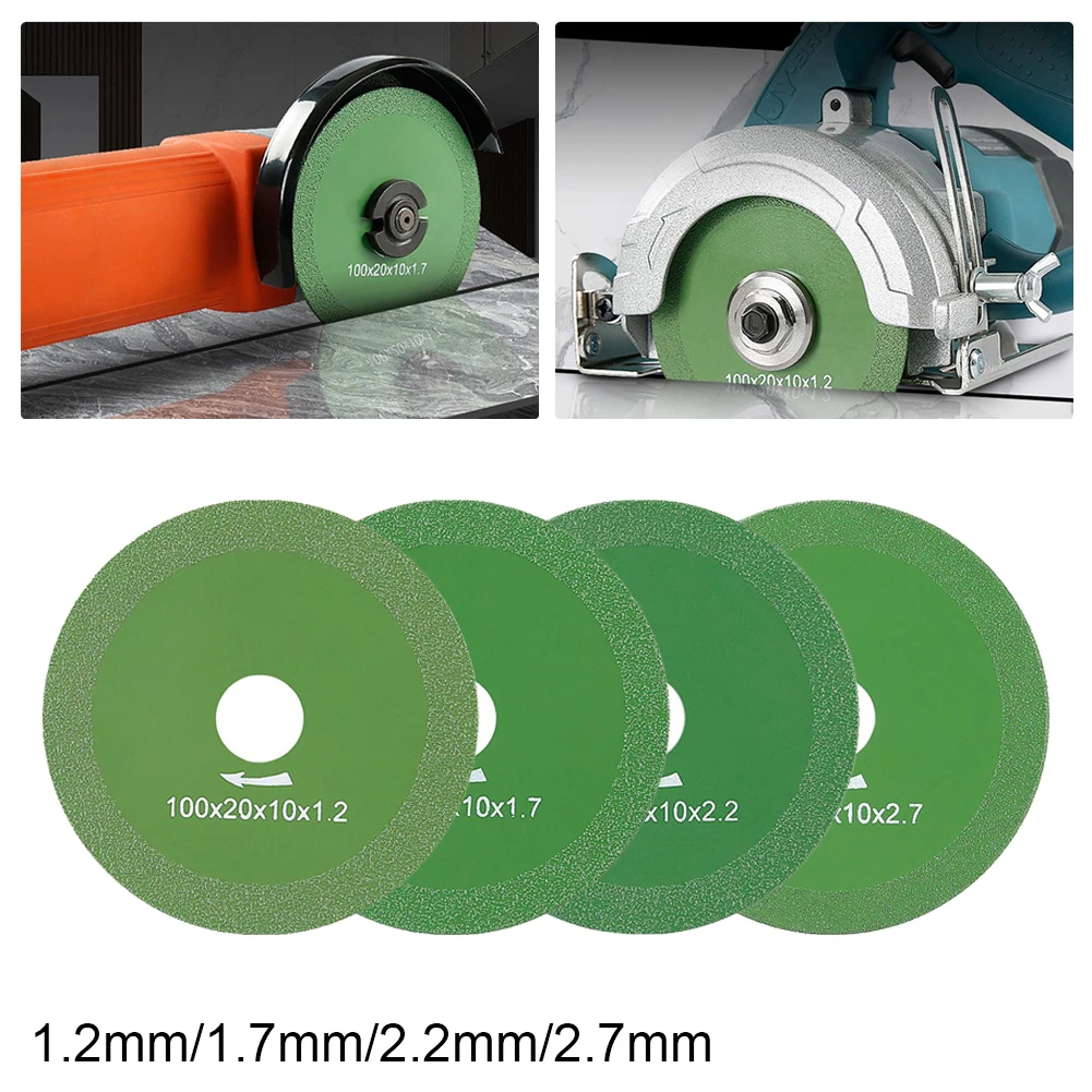 

100mm Glass Cutting Disc Diamond Saw Blade Ceramic Tile Marble Cutter Circular Saw Blades For Angle Grinder Rotory Tools