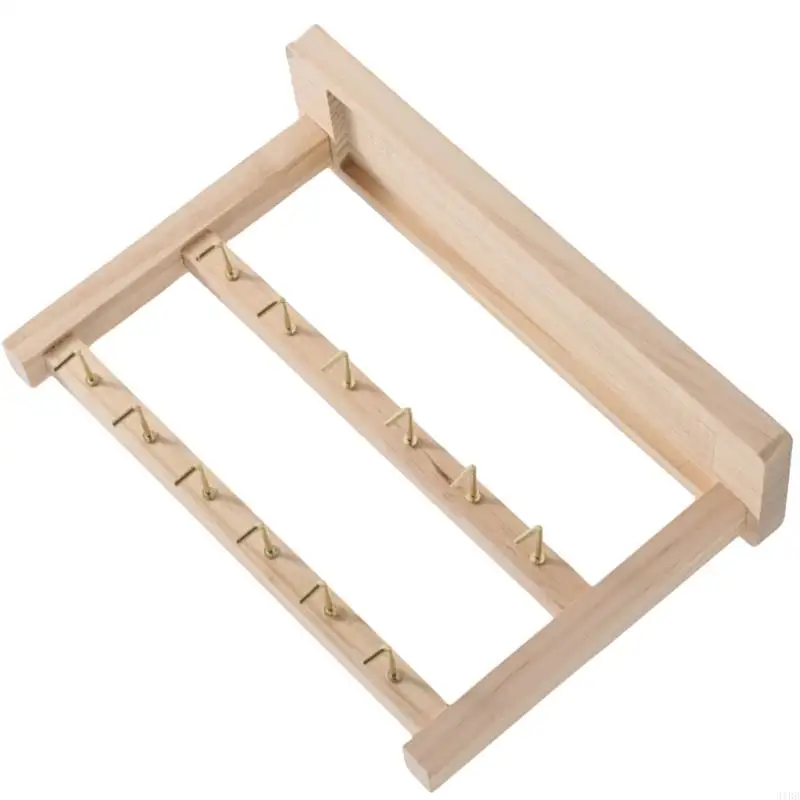 652F Compact Keychain Display Holder Space Efficient Keychain Display Stand Hodler Rack for Clutter Organization
