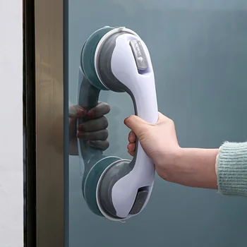 Bathroom Handrail to Prevent Falls Suction Cup Bathroom Tub Children Free Punch Handle Glass Doors And Windows Elderly Handle