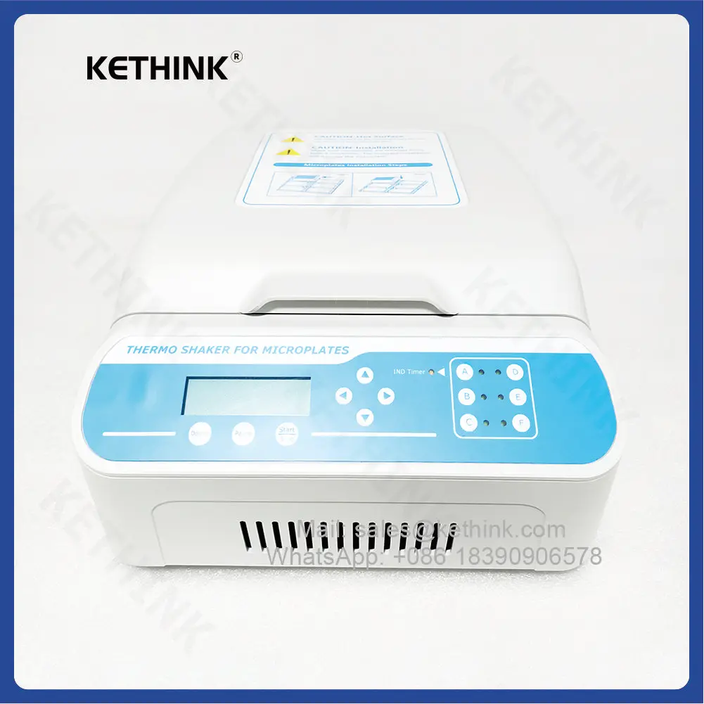 Dry Block Temperature Calibrator KT-TS400 Lab 6 Micro Plate Shaker Machine Horizontal Shaking