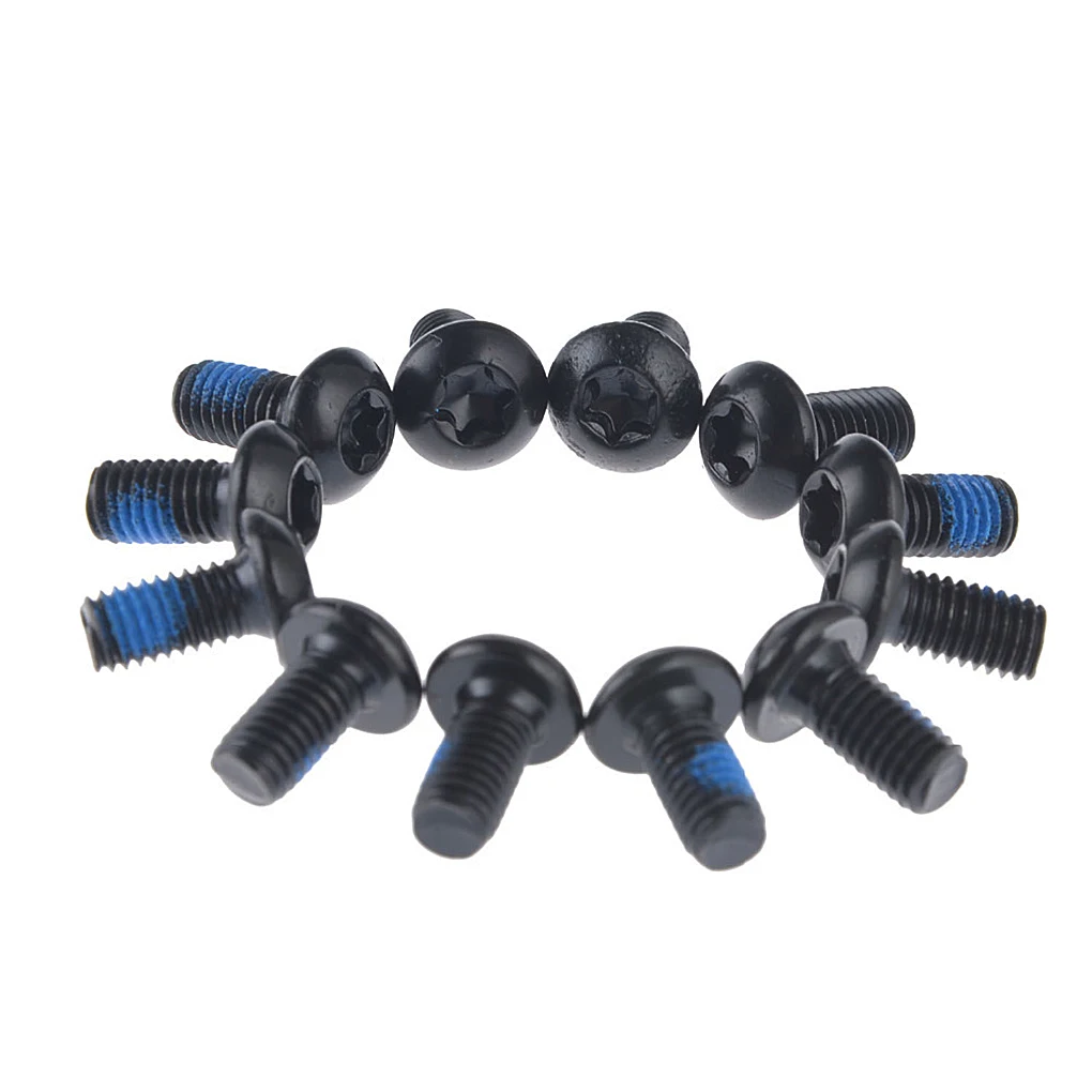 Stainless Steel Bicycle Brake Disc Bolts 12PCS bike brake rotor bike brake adjuster screw
