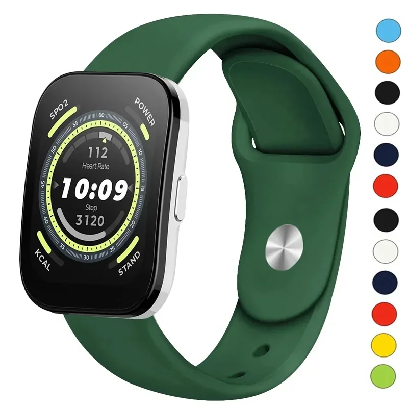 Sport Silicone Watch Band, 20/22mm Bracelet Strap