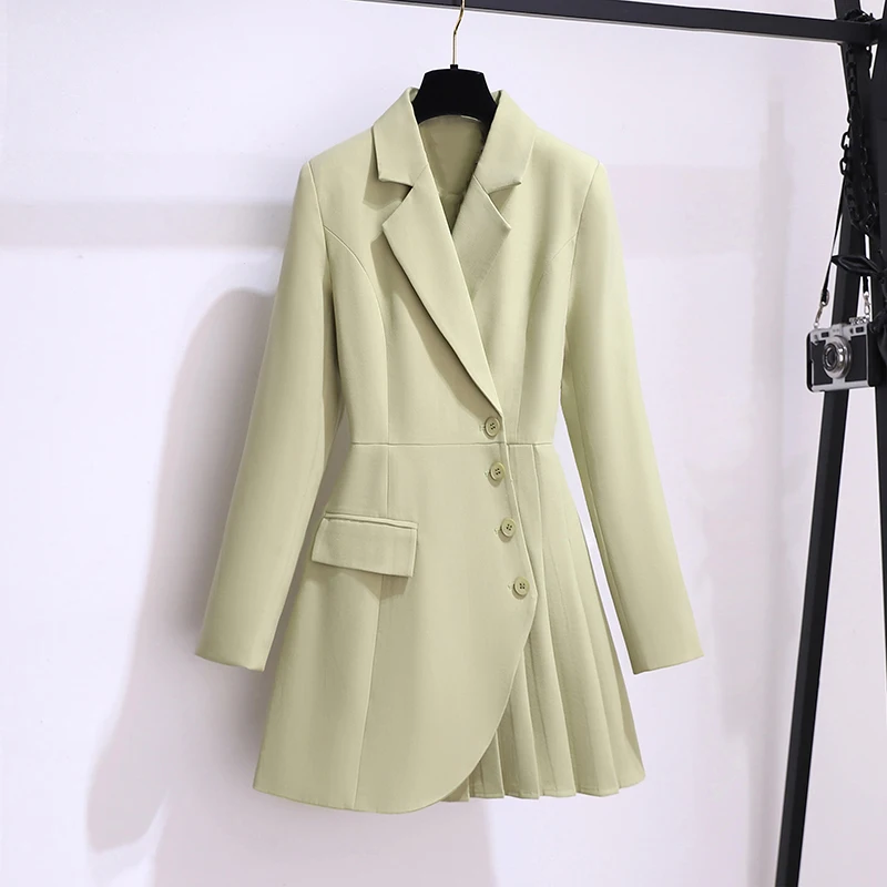 Women's High-end Suit French Fashion Business Social Formal High Quality Blazer New Non-ironing Anti-Wrinkle Suit Tunics