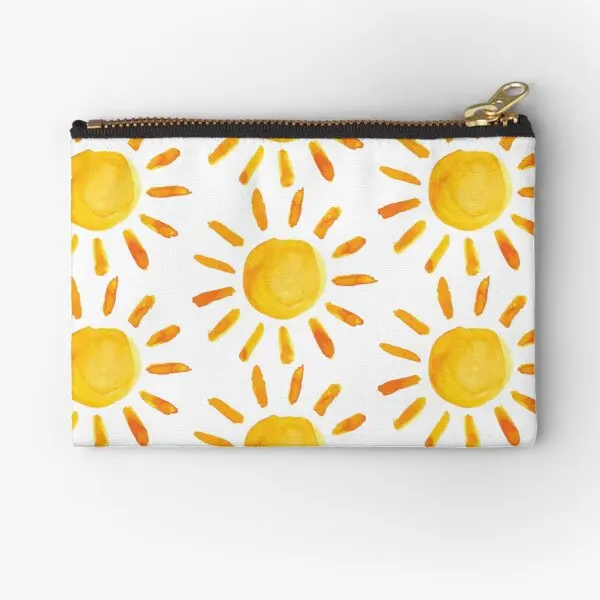 

Матовые чехлы на молнии с акварельным рисунком от солнца, сумки для носков, ключей, денег, нижнего белья, бумажник для хранения монет, косметики для мужчин и женщин