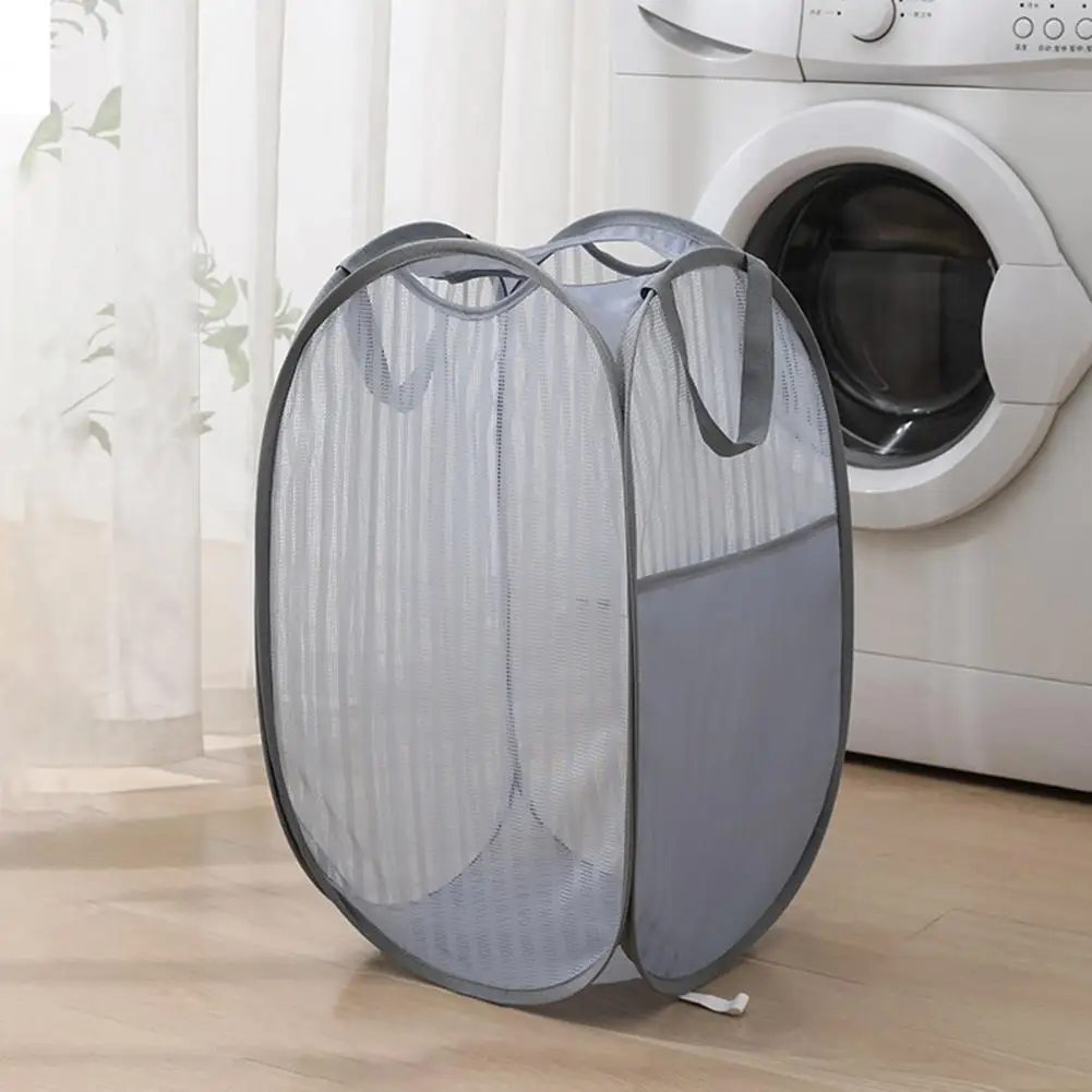 

Dirty Clothes Organizer Folding Laundry Basket Breathable Mesh Laundry Hamper Capacity Storage for Dirty Clothes for Home