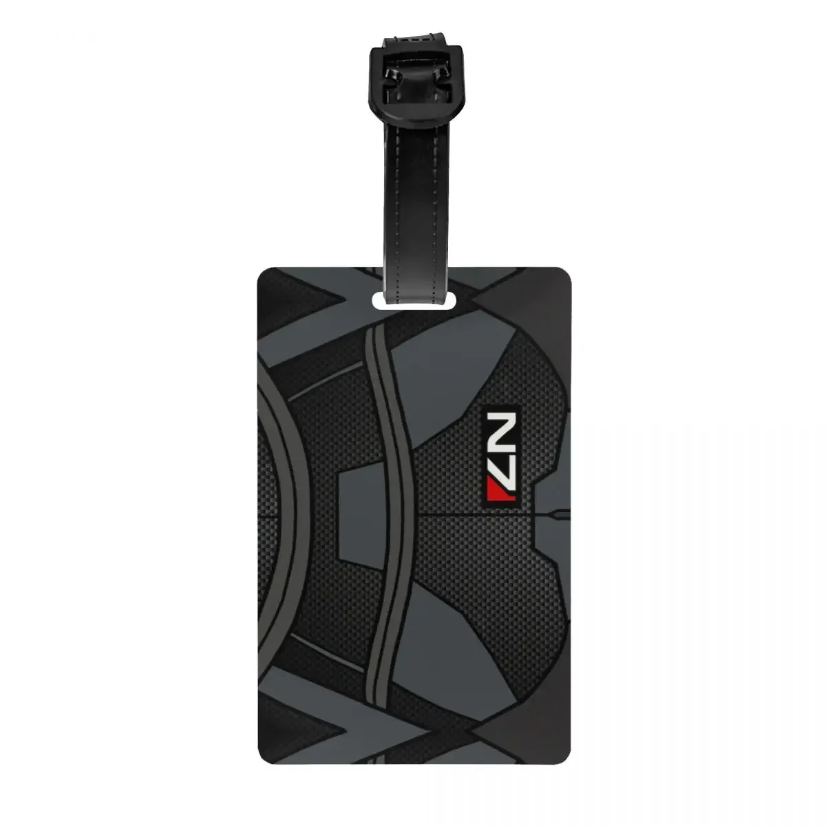 

Mass Effect N7 Armor Luggage Tag Alliance Military Video Game Travel Bag Suitcase Privacy Cover ID Label