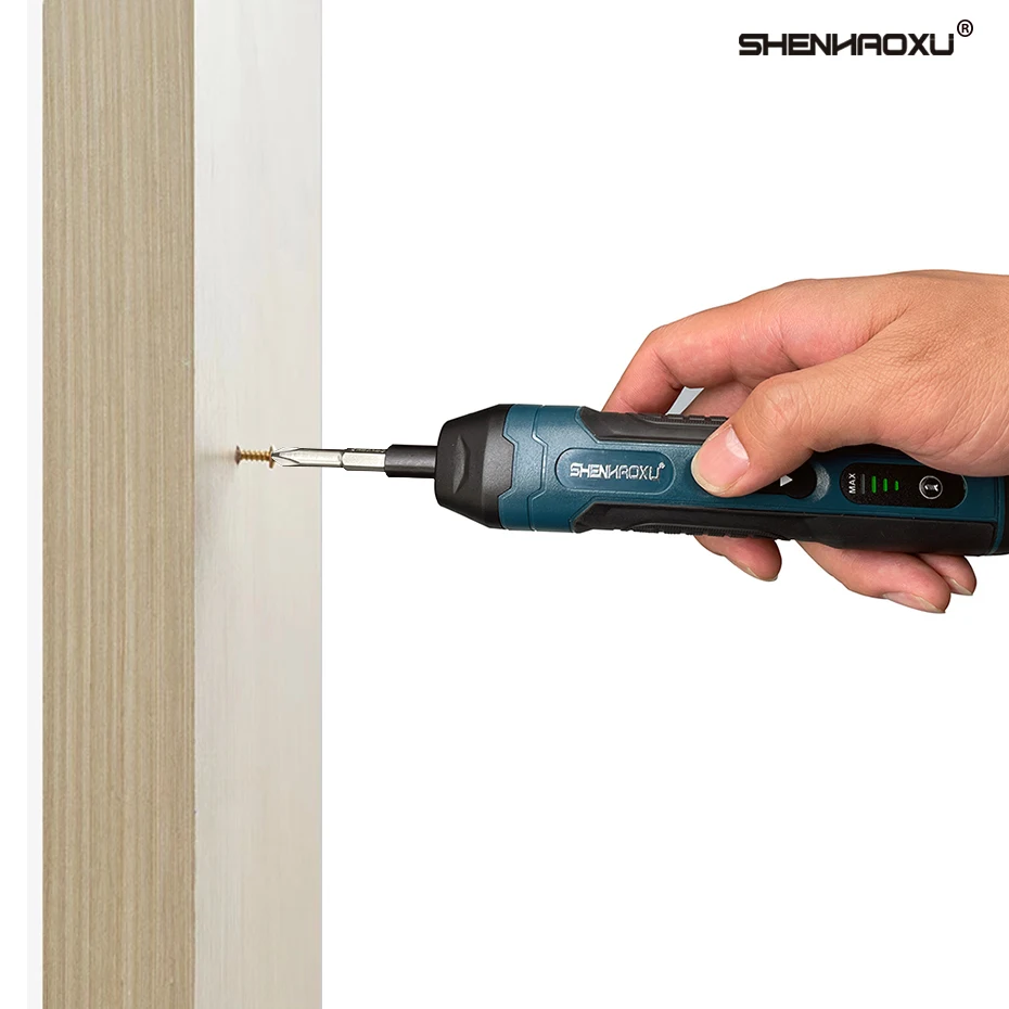Cordless Electric Screwdriver Rechargeable 1300mah Lithium Battery Mini Drill 3.6V Power Tools Set Household Maintenance Repair 4