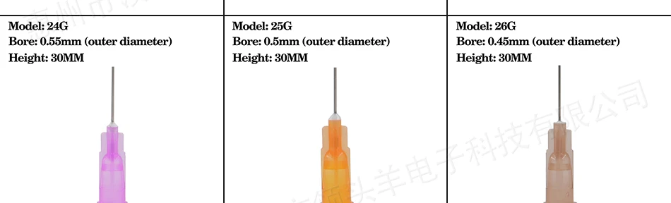 50 Stück/Flasche 14–30 g Spendernadeln, 15 Arten von konischen Stahlnadeln, Spritze, Flussmittel, Paste, Nadeln für Spender-Controller – Detail 12