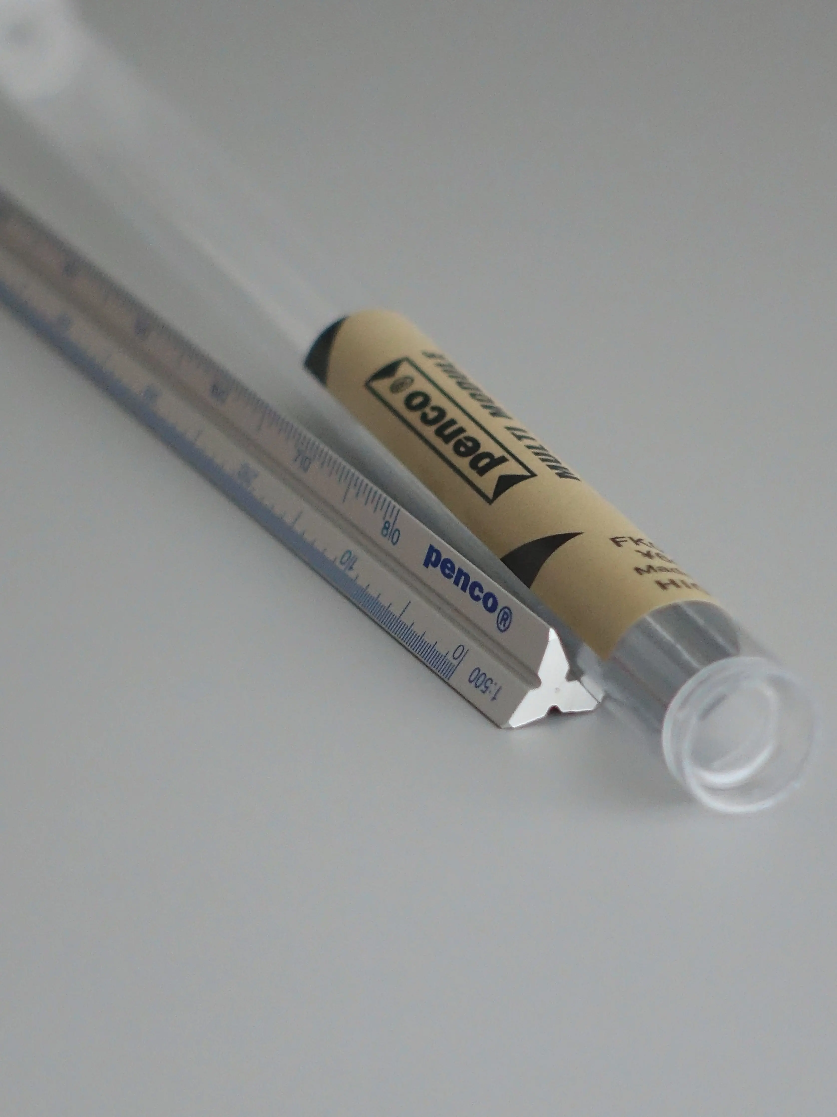 HIGHTIDE Penco 15cm 금속 삼각자 - 건축가와 디자이너를 위한 정밀 자